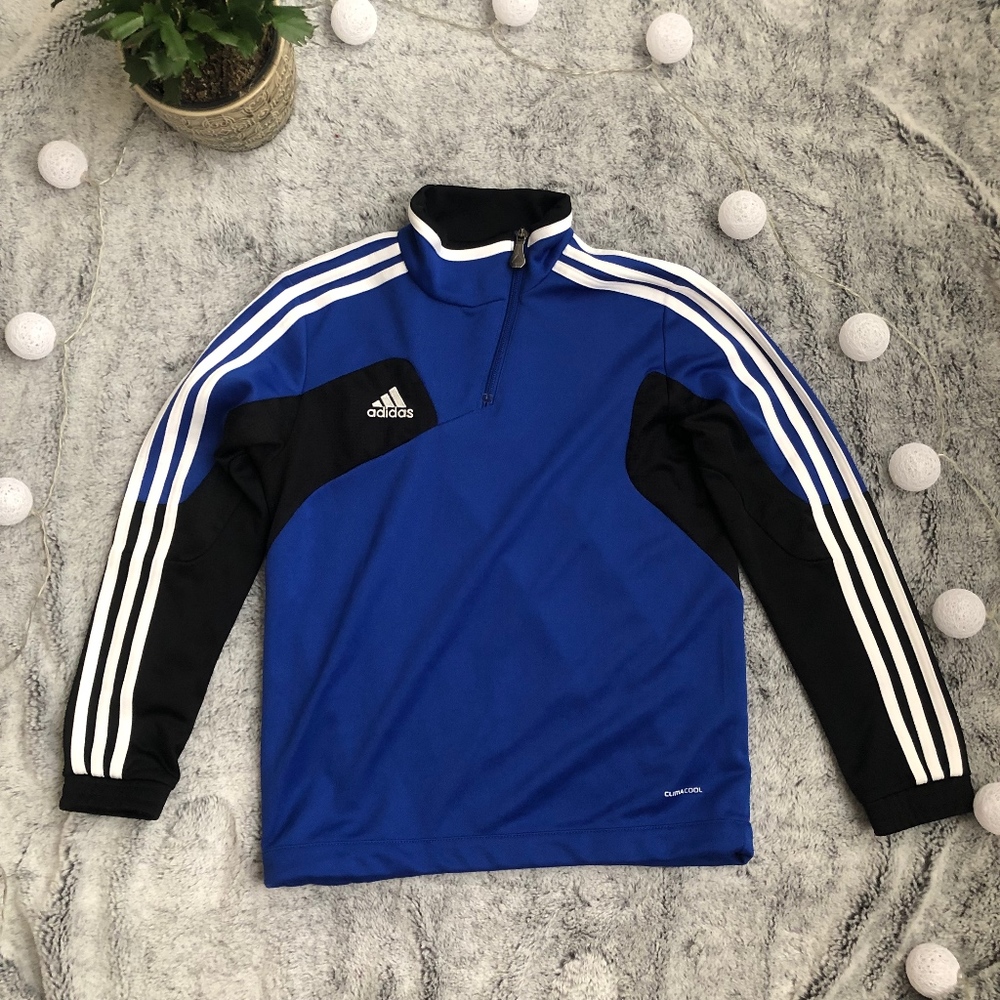 Adidas Boy's Deep Blue Training Jacket